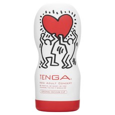 TENGA Keith Haring 擠捏杯 聯名經典款 一次性飛機杯, 1個