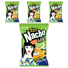 오리온 도도한나쵸 사워크림&어니언맛, 92g, 4개