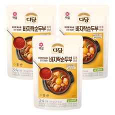 Dadam 蛤蜊嫩豆腐鍋調味醬, 130g, 3個