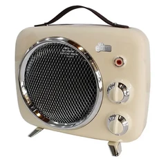 giaretti 珈樂堤 復古暖風電暖器, GL-1822, 白色