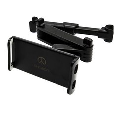 CHAMOA 車用頭枕平板電腦支架, 黑色, 1個