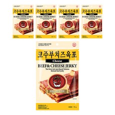 코주부 치즈육포, 70g, 5개