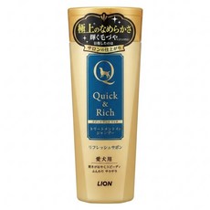 LION 獅王 Quick&Rich 修護洗毛精 犬用 LI00805 清新皂香, 200ml, 1瓶
