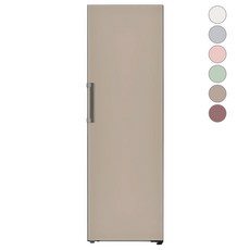 [색상선택형] LG전자 오브제 컨버터블 김치냉장고 글라스 Z320AA 324L 방문설치, 클레이브라운, Z320GCS(글라스 클레이브라운)