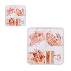 deLi 得力 玫瑰金雙夾混合組 78205, 3號, 4號, 5號, 6號, 2套, 1個