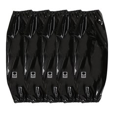 TEAM COOK 亮面防水袖套, 黑色, 5個