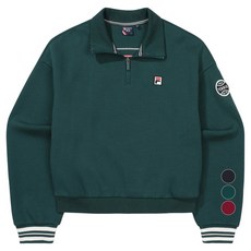 휠라 여성용 테니스 라이프 하프집업 맨투맨 FS2POF3361F