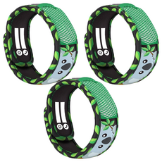 PARA'KITO 帕洛 天然精油防蚊兒童手環, 24小時防蚊, 防水, 植物活性成分, 適用於6個月以上嬰幼兒, 法國製造, 10g, 3個