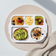 On The Kitchen幼兒用韓國產Eco Gen Nyamnyam餐盤組, 1套, 水星, 餐盤 + 碗