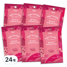 快樂巧克力師 居家烘焙草莓巧克力 100g, 24個