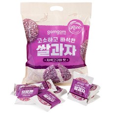 곰곰 쌀과자 자색고구마맛, 297g, 6개