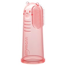 韓國 sillymann 100%鉑金矽膠指套牙刷-3個月以上 可用開水消毒, PINK, 1組, 1個