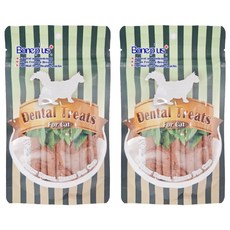 Boneplus 貓專用魚肉薄荷潔牙條 幫助控制牙垢 清新口氣, 鮭魚風味, 70g, 2包