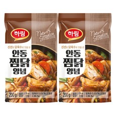 하림 안동찜닭 양념, 200g, 2개