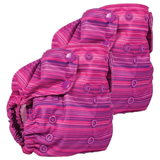 Smart Bottoms Diaper 2.0 成長型布尿布，有機材質，柔軟親膚, Highland, 2件