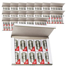 Dorco 化妝刀片雙面剃須刀片, 10片, 20盒