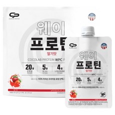 Co-Co Lab 乳清蛋白沖泡粉隨身包 草莓風味 10入, 300g, 1盒
