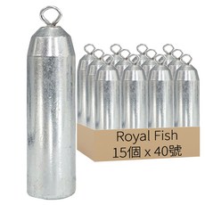 Royal Fish 旋轉環鉛錘, 3套, 5個裝
