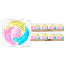 小麥購物 三合一洗衣膠囊 S006 藍風鈴 10g, 40顆, 2盒