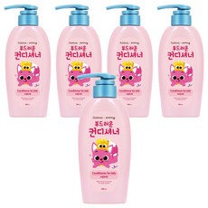 베비언스 핑크퐁 유아용 컨디셔너 자몽릴리향, 5개, 380ml