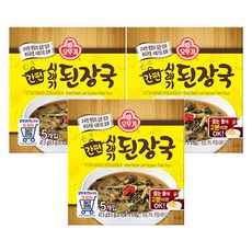 OTOKI 不倒翁 方便松葉白腎豆大醬湯, 3個, 47.5g