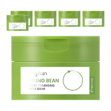 비플레인 녹두 모공 클렌징 밀크 밤, 100ml, 6개