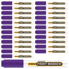 monAmi 專業油漆筆 紫色, 1色, 24入