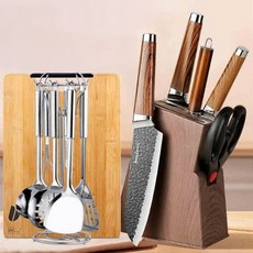 Pearl Life 珍珠金屬 Master Line II系列 廚房刀具組3件式 F-2180, 1組, Santoku廚刀 + 廚房剪刀 + 砧板