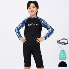 aquatica 一般用防曬泳衣泳鏡5件組 AQAJTP24001