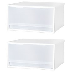 KEYWAY 聯府 單抽屜整理箱 CK-71 20L, 白色, 2個