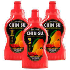 CHIN-SU 芒果辣椒醬, 3個, 250g