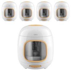 deLi 得力 Mongdol 自動削鉛筆機 CH13, 5個, 白色