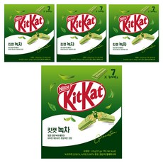 Nestle 雀巢 KitKat 綠茶餅乾, 4個, 119g