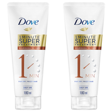 多芬 Dove 一分鐘髮膜護髮素 輕潤保濕型 180ml，毛躁缺水髮質適用, 2件