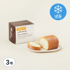 Monchouchou 치즈롤 하프 (냉동), 250g, 3개