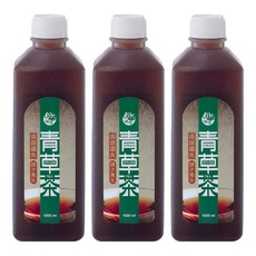 自然補給 養生青草茶 清涼退火, 1L, 3瓶
