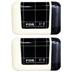 WholeArt Pobi World 自動電動削鉛筆機 FOB-V3, 白色, 2個