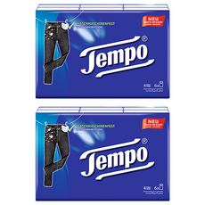Tempo 得寶 頂級手帕紙巾 4層 德國直送, 10張, 12個