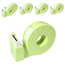 ZzalRio 兒童安全攜帶型膠帶台, 6個, 萊姆薄荷