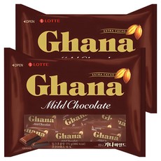 가나 마일드 초콜릿 미니, 175g, 2개