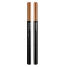 THE FACE SHOP 菲詩小舖 持久防水眉筆EX 0.2g, 01淺棕色, 2個