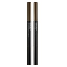 더페이스샵 브로우래스팅 프루프 아이브로우 펜슬 EX 0.2g, 04 그레이브라운, 2개