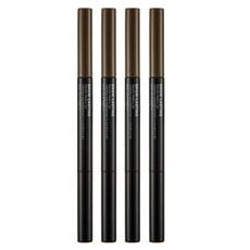 더페이스샵 브로우래스팅 프루프 아이브로우 펜슬 EX 0.2g, 04 그레이브라운, 4개