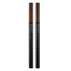 더페이스샵 브로우래스팅 프루프 아이브로우 펜슬 EX 0.2g, 03 다크브라운, 2개