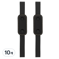 미소로운 다이어리 펜홀더 8 x 3.5 cm, 블랙, 10개