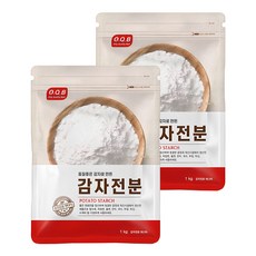 O.Q.B 馬鈴薯澱粉, 1kg, 2個