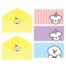 양지다이어리 기다려빵아 기프트 용돈봉투 L 4종 x 5p 세트, 랜덤발송, 1세트 랜덤발송, 1세트