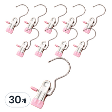 Black Cherry 不鏽鋼掛鉤夾, 粉紅色, 30個