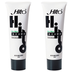 Hito 伊的 男性清涼按摩洗面乳 清涼冰麝香, 120ml, 2條