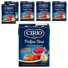 CIRIO 原味切丁番茄, 6個, 390g